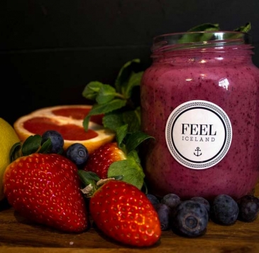 Collageen smoothy van Feel Iceland